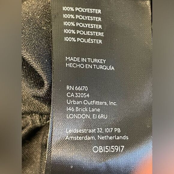 Free People Ride Along Faux Leather Top Gathered Black Small - Picture 7 of 7